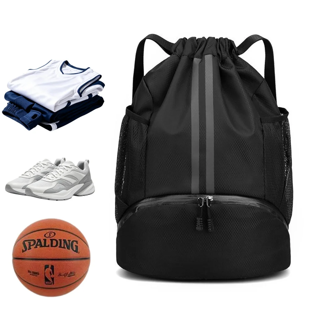 Yoga Fitness Bag - Zaino sportivo con coulisse, borsa da