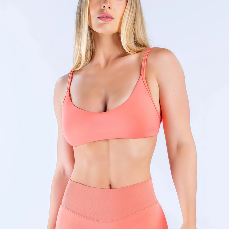 Yoga Fitness Up - HISTELLO Reggiseno Sportivo a Scollo Profondo