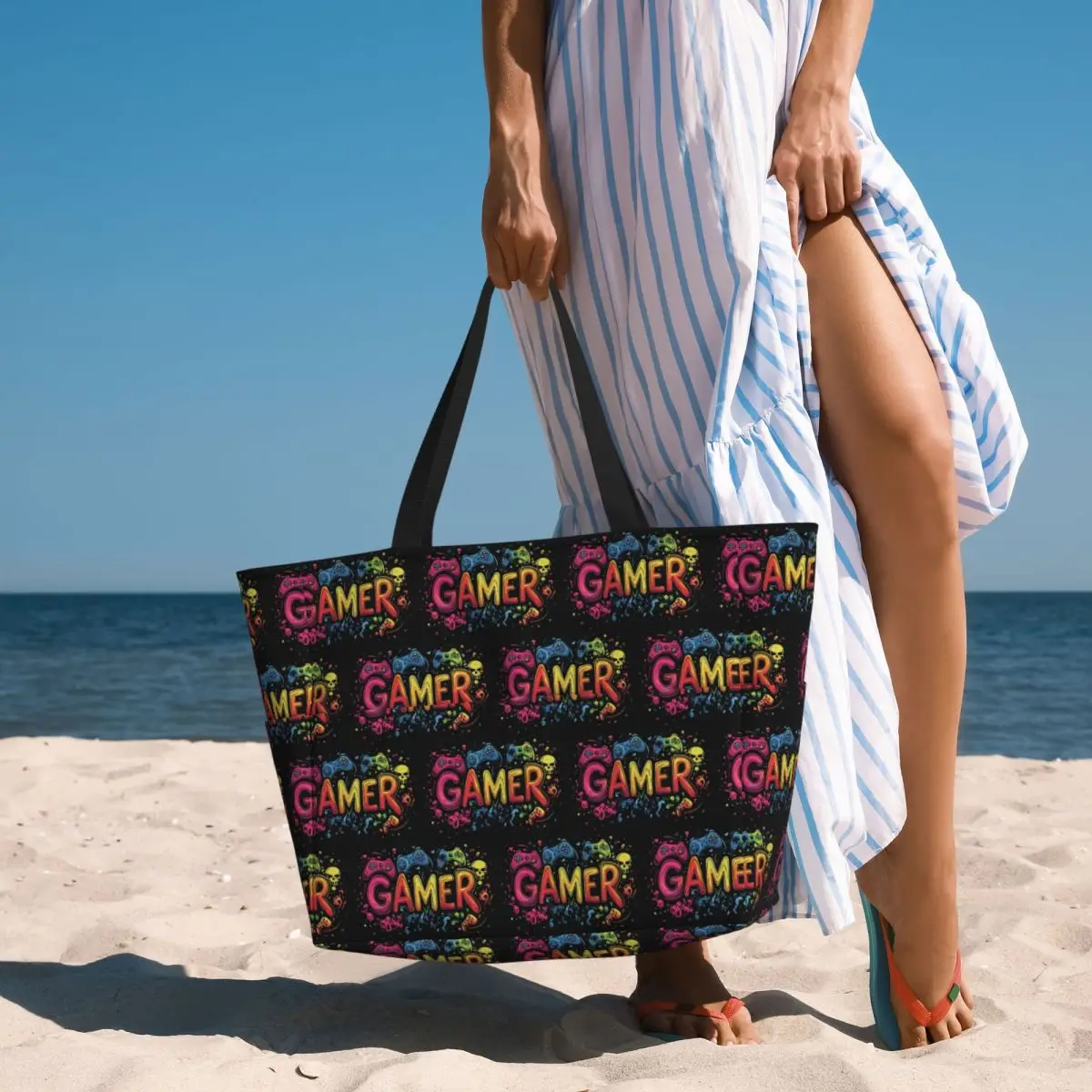 Yoga Fitness Video - Borsa da Spiaggia per Controller di