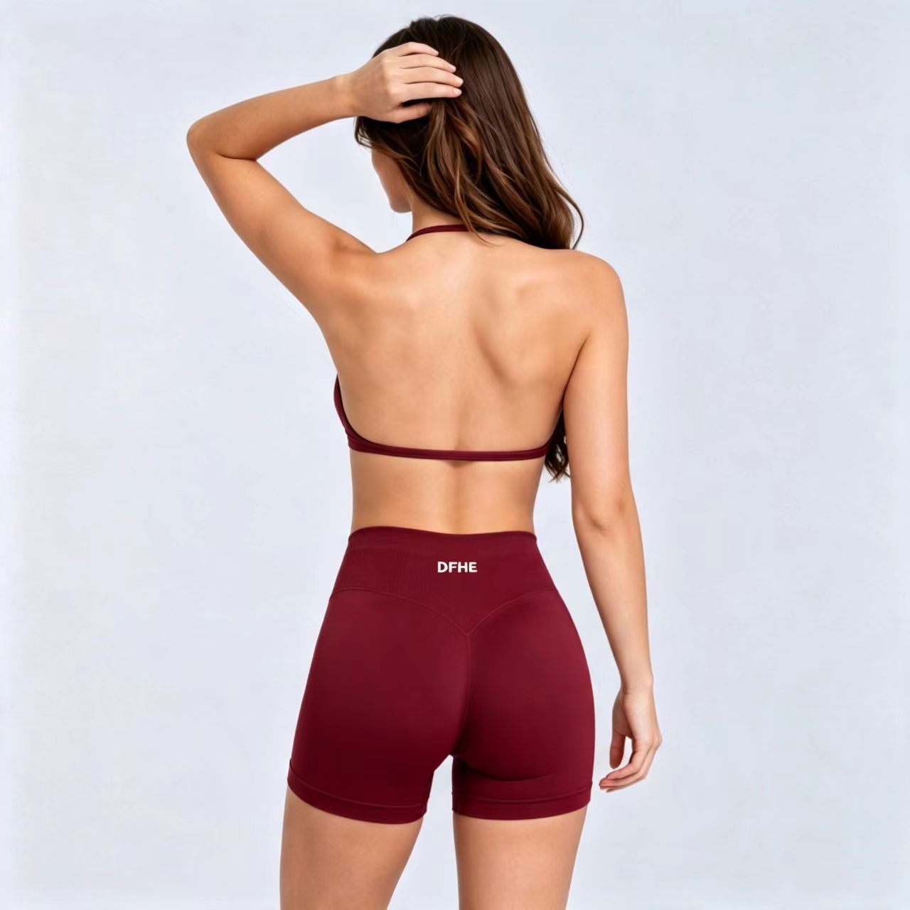 Yoga Fitness Up - Pantaloncini da Yoga a Vita Alta