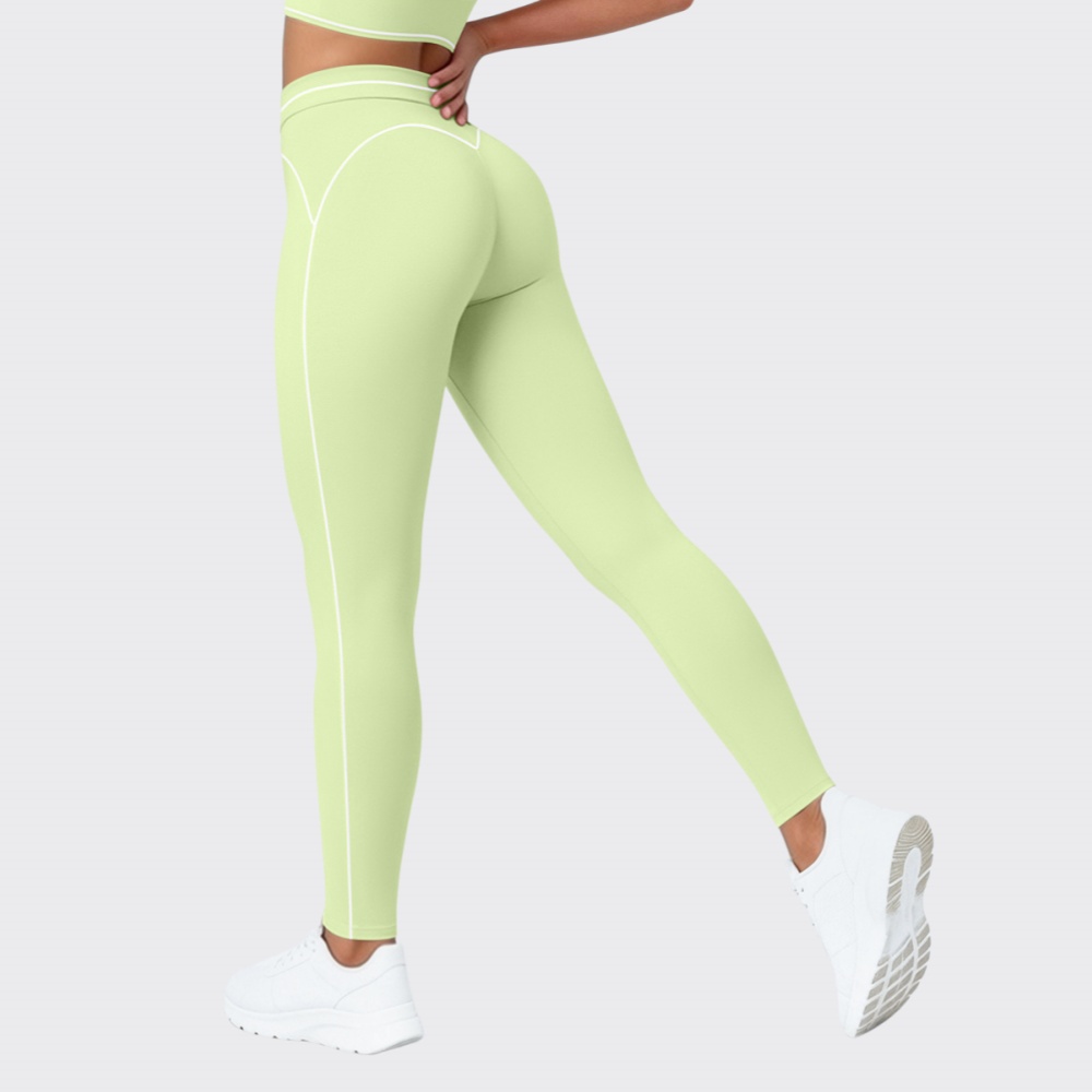 Yoga Fitness Up - Leggings Sportivi a Vita Alta da