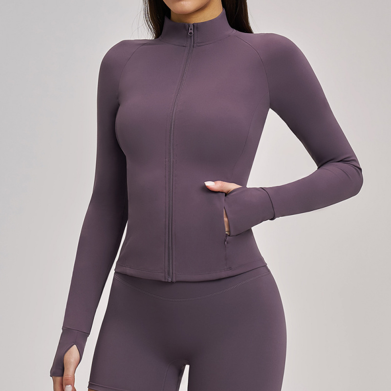 Yoga Fitness Up - Abbigliamento yoga primaverile per donna, giacca