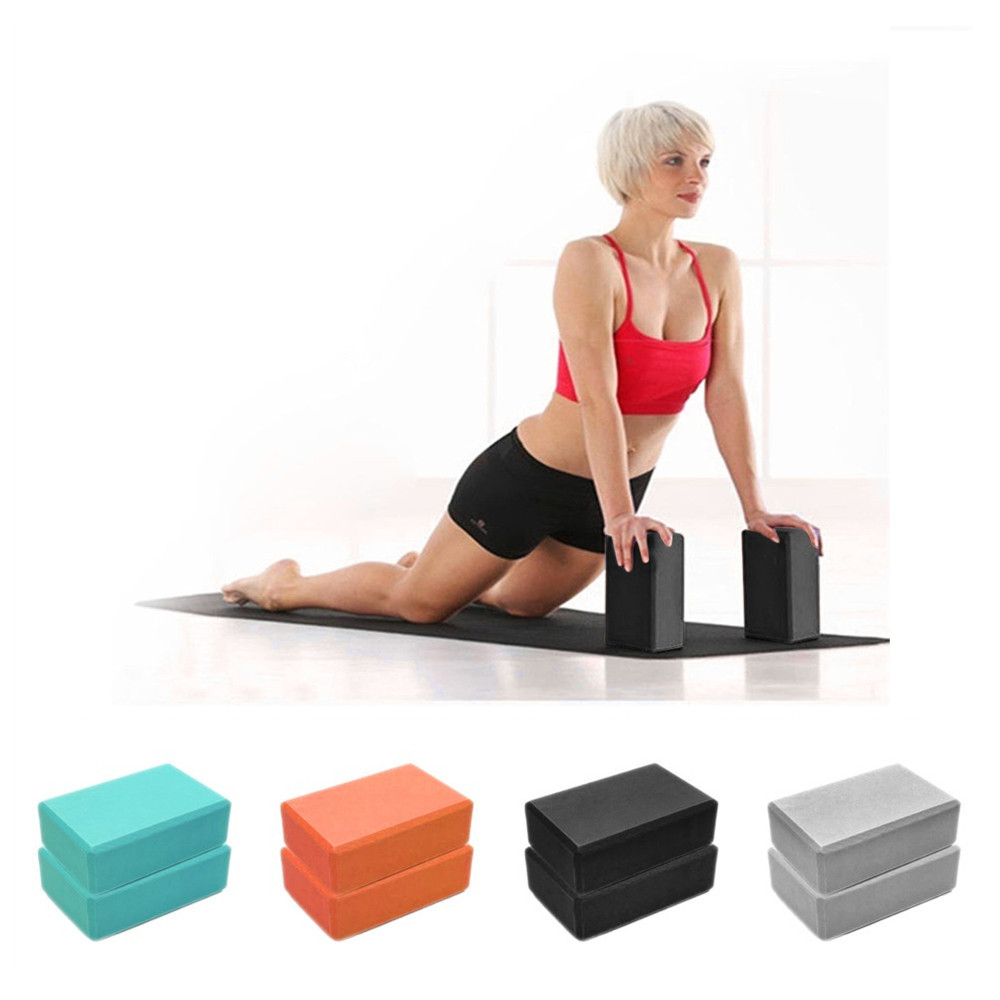 Yoga Fitness Health - Blocco yoga EVA colorato Mattone antiscivolo