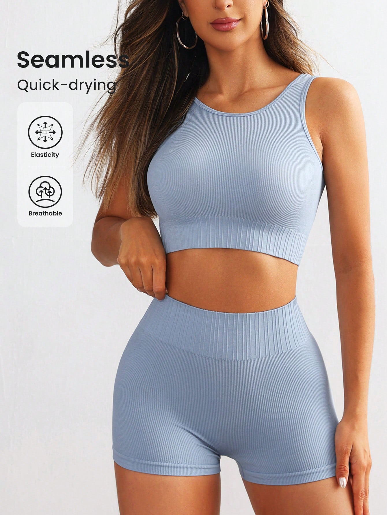 Yoga Y Fitness - Set Yoga Donna Senza Cuciture a