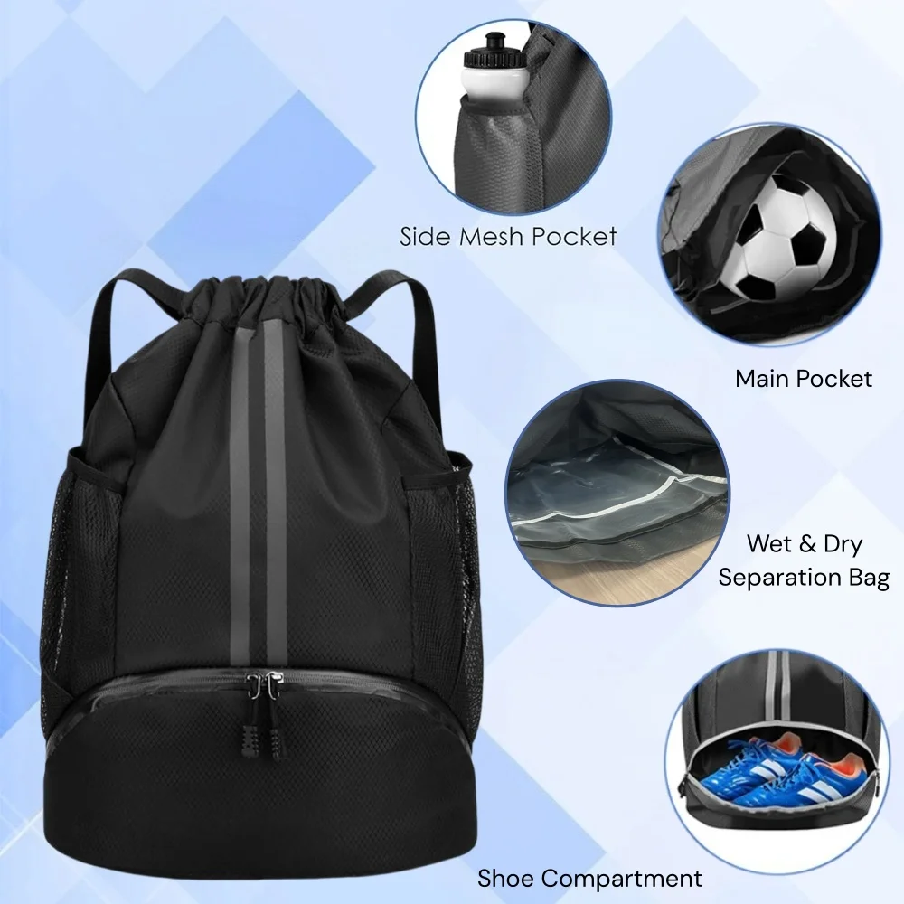 Zaino sportivo con coulisse, b - Yoga Fitness Bag recensione e prezzo