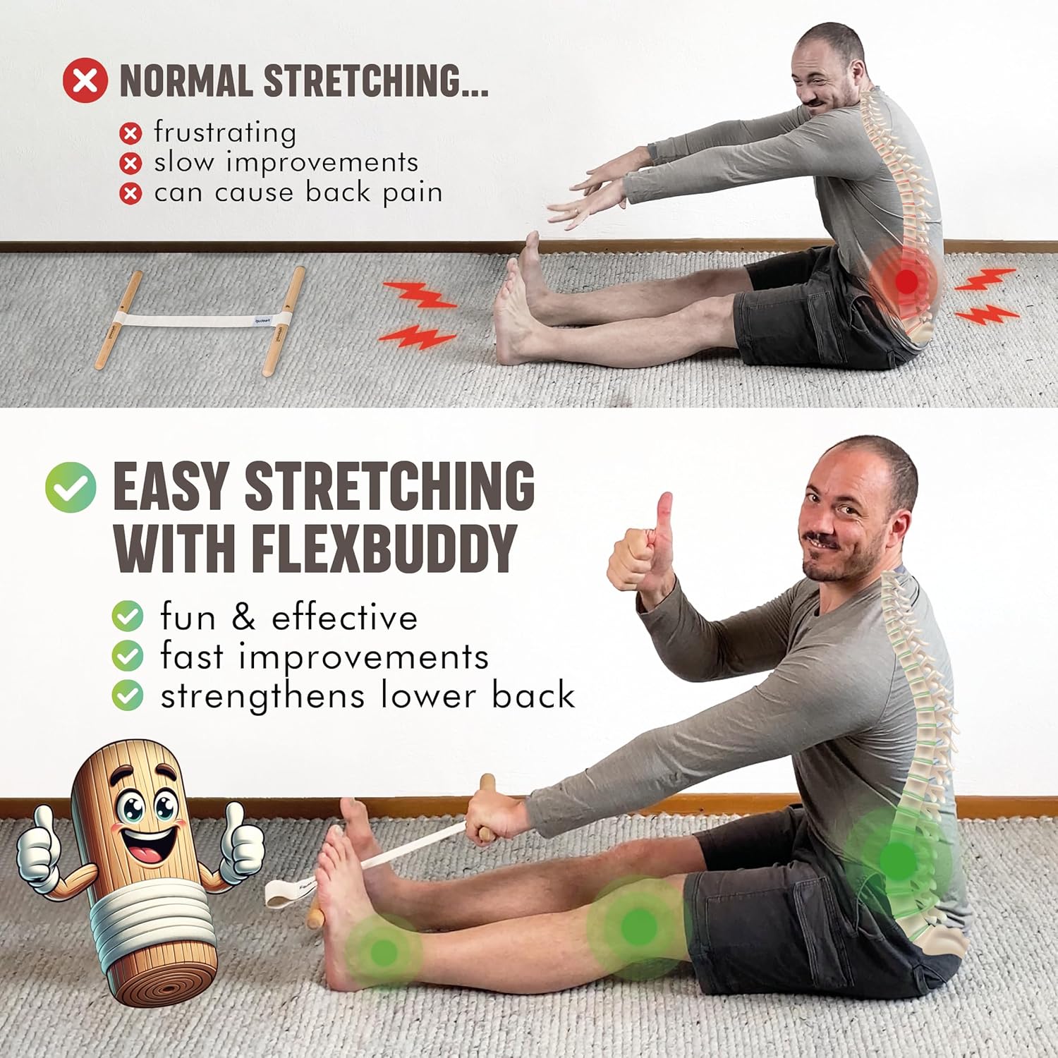 Stretcher per muscoli posterio - Yoga Fitness Usa recensione e prezzo