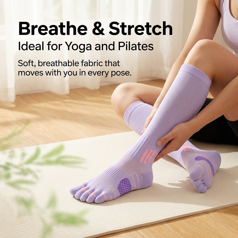 1/6 Paia di Calze Lunghe da Do - Yoga Fitness Usa recensione e prezzo