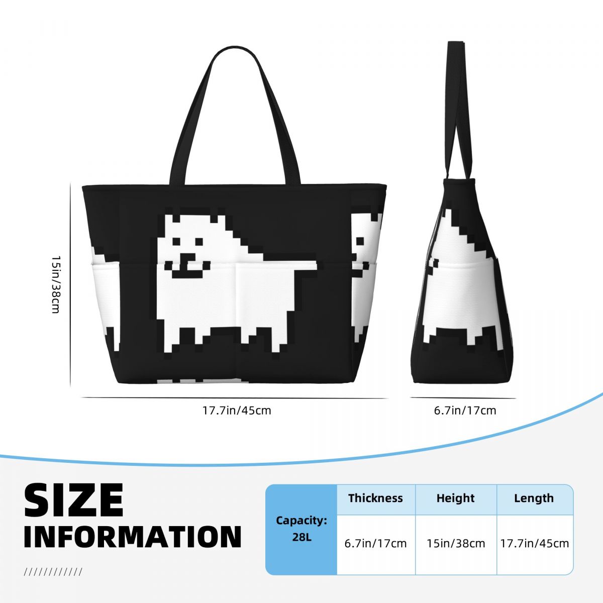 Borsa tote grande da spiaggia, - Yoga Fitness Video recensione e prezzo